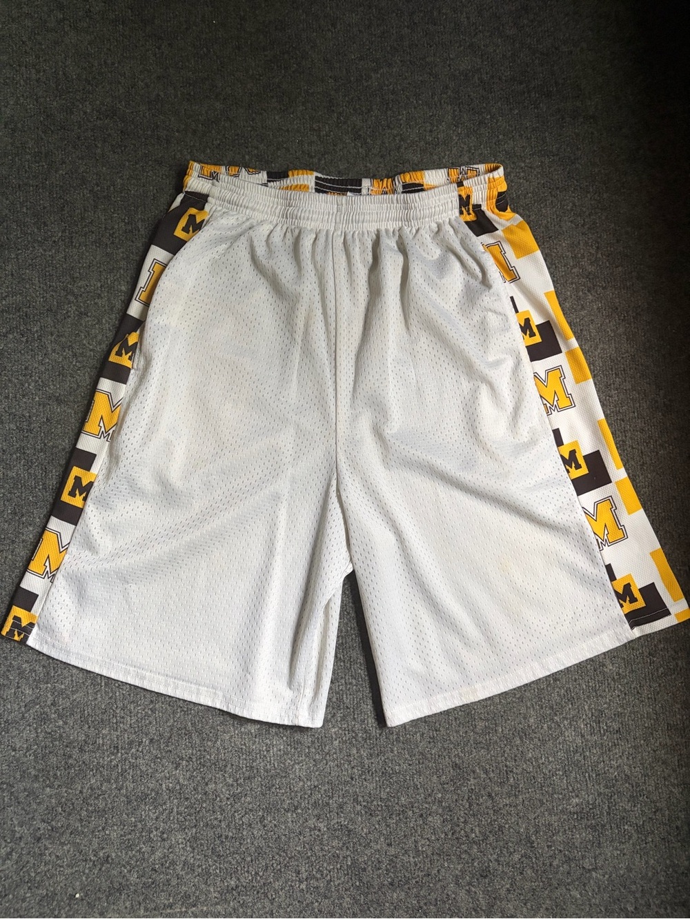 Vintage University of Michigan athletic shorts